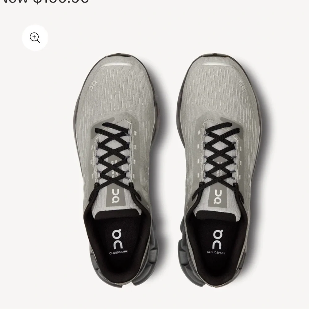 On Running Spark” Charcoal and Ash Sneakers - Picture 2 of 8